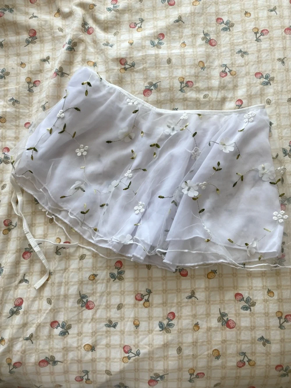Floral Ballet Wrap Skirt - Picture 2 of 2